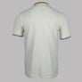 Fred Perry M3600 Polo Shirt Ecru/French Navy/Whisky Brown