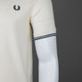 Fred Perry M3600 Polo Shirt Ecru/Tennis Blue