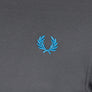 Fred Perry M3600 Polo Shirt Gunmetal/Golden Hour/Kingfisher Blue