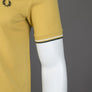 Fred Perry M3600 Polo Shirt Honeycomb/Snow White/Court Green