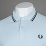 Fred Perry M3600 Polo Shirt Light Ice/Green/Black