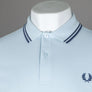 Fred Perry M3600 Polo Shirt Light Ice/Midnight Blue