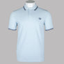 Fred Perry M3600 Polo Shirt Light Ice/Midnight Blue