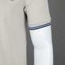 Fred Perry M3600 Polo Shirt Light Oyster/Mid Blue/French Navy