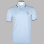 Fred Perry M3600 Polo Shirt Light Smoke/Warm Grey/Brick