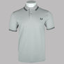 Fred Perry M3600 Polo Shirt Limestone/Black