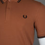 Fred Perry M3600 Polo Shirt Marmalade/Black