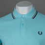Fred Perry M3600 Polo Shirt Mint Blue/Olive Mint/French Navy