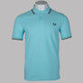 Fred Perry M3600 Polo Shirt Mint Blue/Olive Mint/French Navy