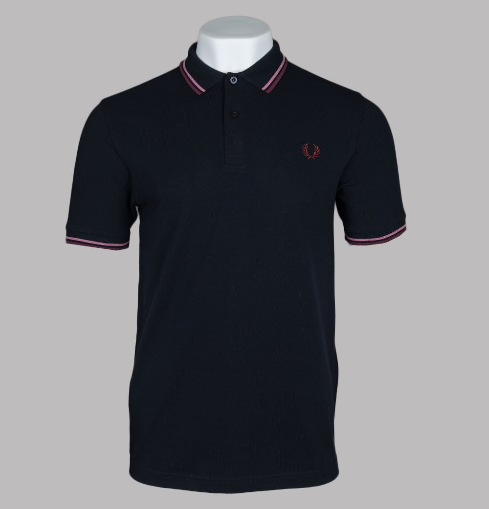 Pink fred cheap perry polo