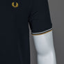 Fred Perry M3600 Polo Shirt Navy/Ecru/Honeycomb