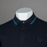 Fred Perry M3600 Polo Shirt Navy/Ocean/Dark Carbon