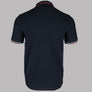 Fred Perry M3600 Polo Shirt Navy/Snow White/Burnt Red