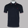 Fred Perry M3600 Polo Shirt Navy/Snow White/Burnt Red