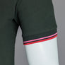 Fred Perry M3600 Polo Shirt Night Green/Bright Pink/Washed Red