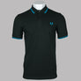 Fred Perry M3600 Polo Shirt Night Green/Ocean