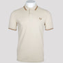 Fred Perry M3600 Polo Shirt Oatmeal/Dark Caramel