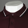 Fred Perry M3600 Polo Shirt Oxblood/Ecru/Black