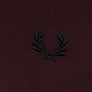 Fred Perry M3600 Polo Shirt Oxblood/Ecru/Black