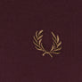 Fred Perry M3600 Polo Shirt Oxblood/Shaded Stone