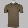 Fred Perry M3600 Polo Shirt Shaded Stone/Burnt Tobacco/Black