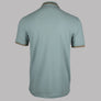 Fred Perry M3600 Polo Shirt Silver Blue/Dark Caramel