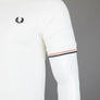 Fred Perry M3600 Polo Shirt Snow White/Light Rust/Black