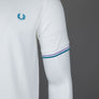 Fred Perry M3600 Polo Shirt Snow White/Ultra Violet/Ocean