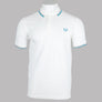 Fred Perry M3600 Polo Shirt Snow White/Warm Grey/Ocean