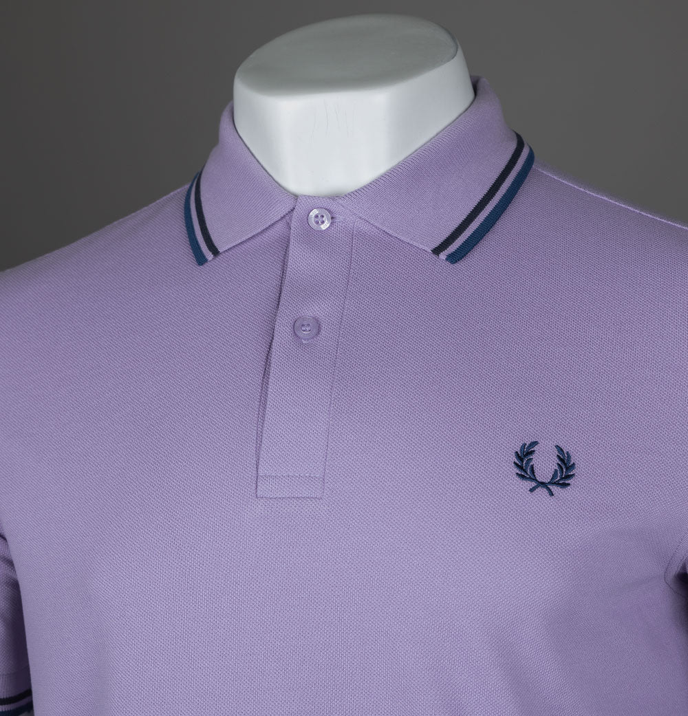Fred Perry M3600 Polo Shirt Ultra Violet/Tennis Blue/Cobalt