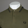 Fred Perry M3600 Polo Shirt Uniform Green/Black