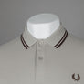Fred Perry M3600 Polo Shirt Warm Grey/Brick