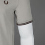 Fred Perry M3600 Polo Shirt Warm Grey/Brick