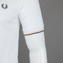 Fred Perry M3600 Polo Shirt White/Peach/Uniform Green