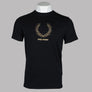 Fred Perry Outline Laurel Wreath T-Shirt Black