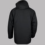 Fred Perry Padded Zip Through Hooded Jacket Black
