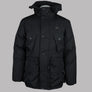 Fred Perry Patch Pocket Puffer Jacket Black