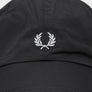 Fred Perry Piped Dual Branded Cap Black/Limestone