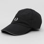 Fred Perry Piped Dual Branded Cap Black/Limestone