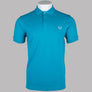 Fred Perry Plain Polo Shirt Cyber Blue/Light Ice