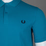 Fred Perry Plain Polo Shirt Ocean/Navy