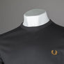Fred Perry Ringer T-Shirt Anchor Grey/Dark Caramel