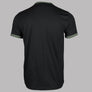 Fred Perry Ringer T-Shirt Black/Laurel Wreath Green