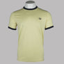 Fred Perry Ringer T-Shirt Champions Gold/Navy