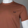 Fred Perry Ringer T-Shirt Cinnamon