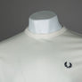 Fred Perry Ringer T-Shirt Ecru/Carbon Blue