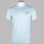Fred Perry Ringer T-Shirt Light Ice/Midnight Blue