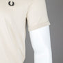 Fred Perry Ringer T-Shirt Oatmeal/Black