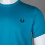 Fred Perry Ringer T-Shirt Ocean