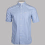Fred Perry Short Sleeve Oxford Shirt Light Smoke